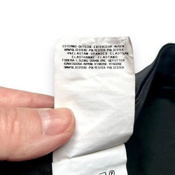 Just Cavalli by Roberto Cavalli Black Satin Pencil Skirt - Picture 4 of 6